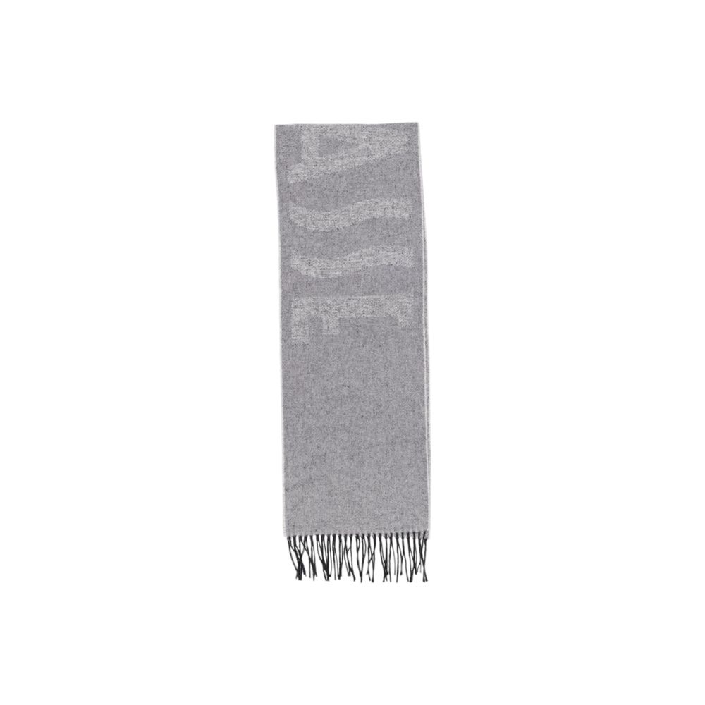 Alviero Martini Prima Classe Gray Cotton Scarf by Alviero Martini Prima Classe