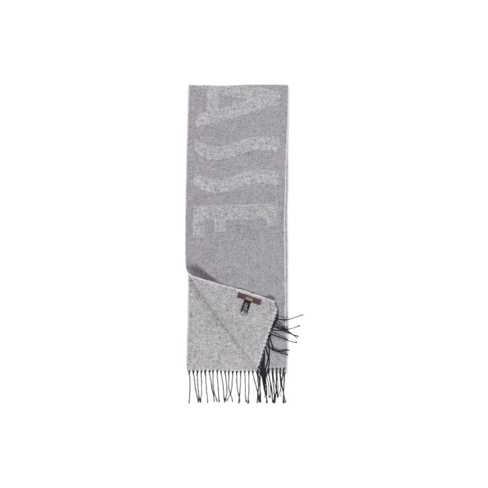 Alviero Martini Prima Classe Gray Cotton Scarf by Alviero Martini Prima Classe