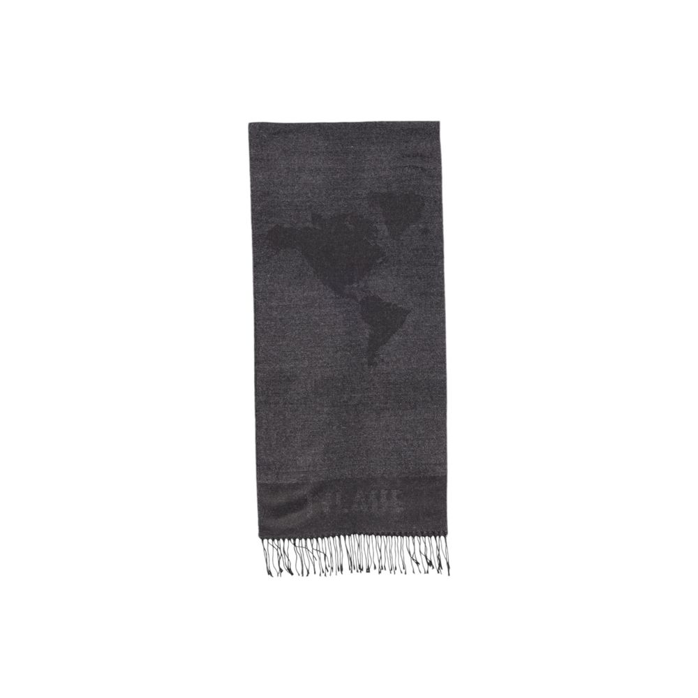 Alviero Martini Prima Classe Gray Viscose Scarf by Alviero Martini Prima Classe
