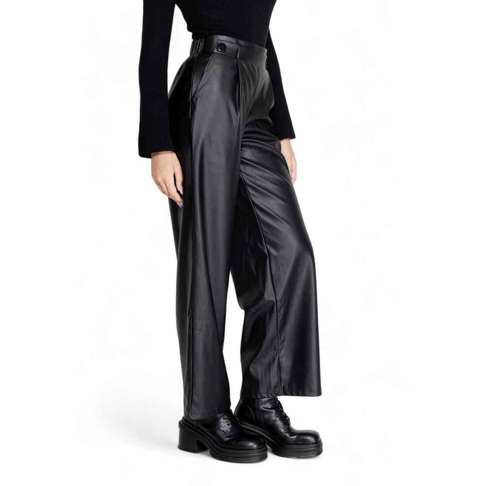 Jacqueline De Yong Black Polyester Pant