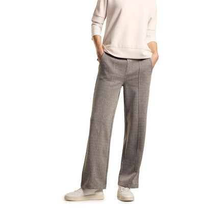 Street One Black Viscose Pant by Street One