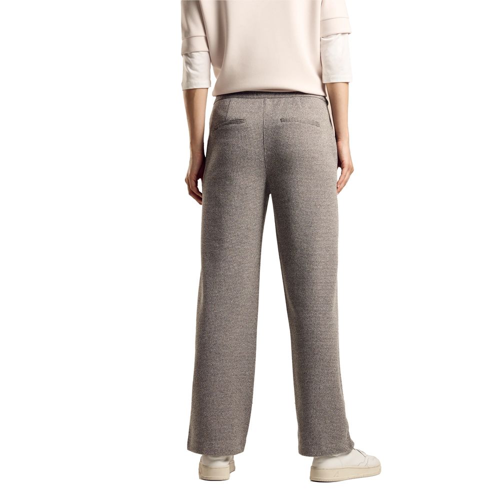 Street One Black Viscose Pant by Street One
