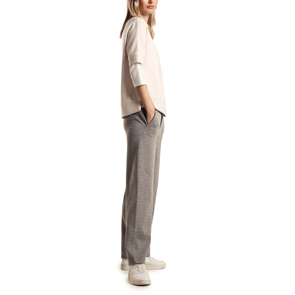 Street One Black Viscose Pant by Street One