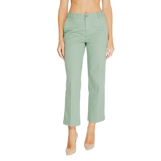 Pantalon en coton turquoise Street One