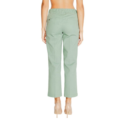 Pantalon en coton turquoise Street One