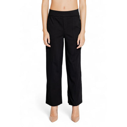 Street One Black Viscose Pant by Street One