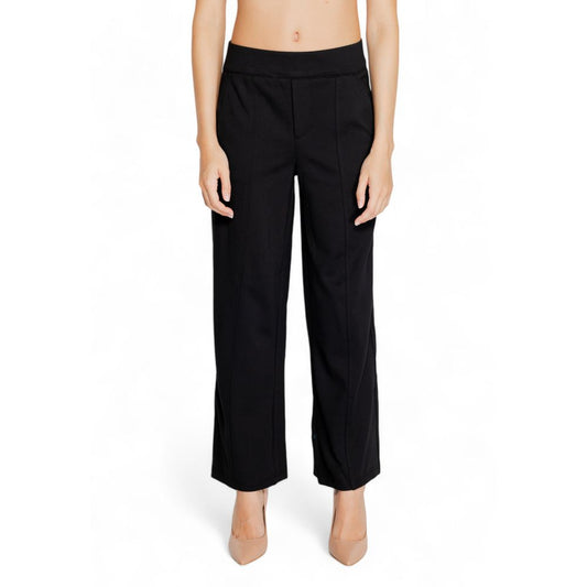Street One Black Viscose Pant by Street One