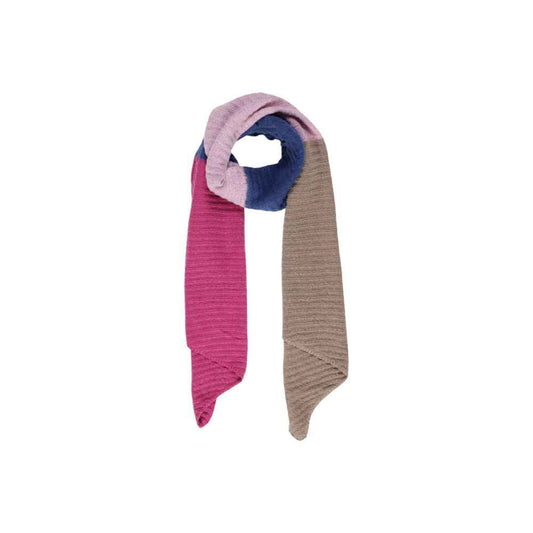 Pieces PCPYRON Structur Sjaal Gerecyclede Polyester Blauw