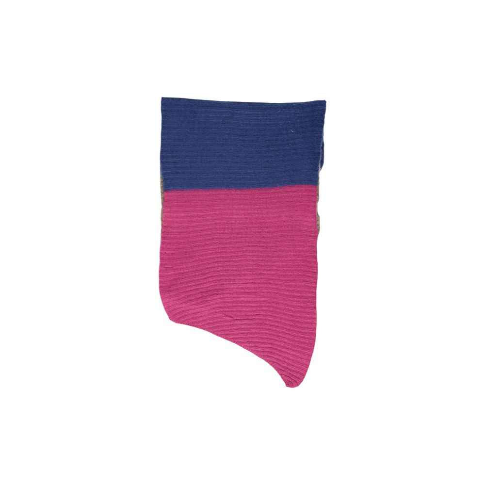 Pieces PCPYRON Structur Sjaal Gerecyclede Polyester Blauw