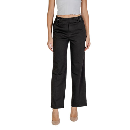 Street One Black Polyester Pant by Street One