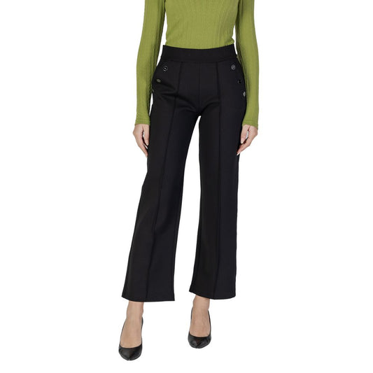 Street One Black Viscose Pant by Street One
