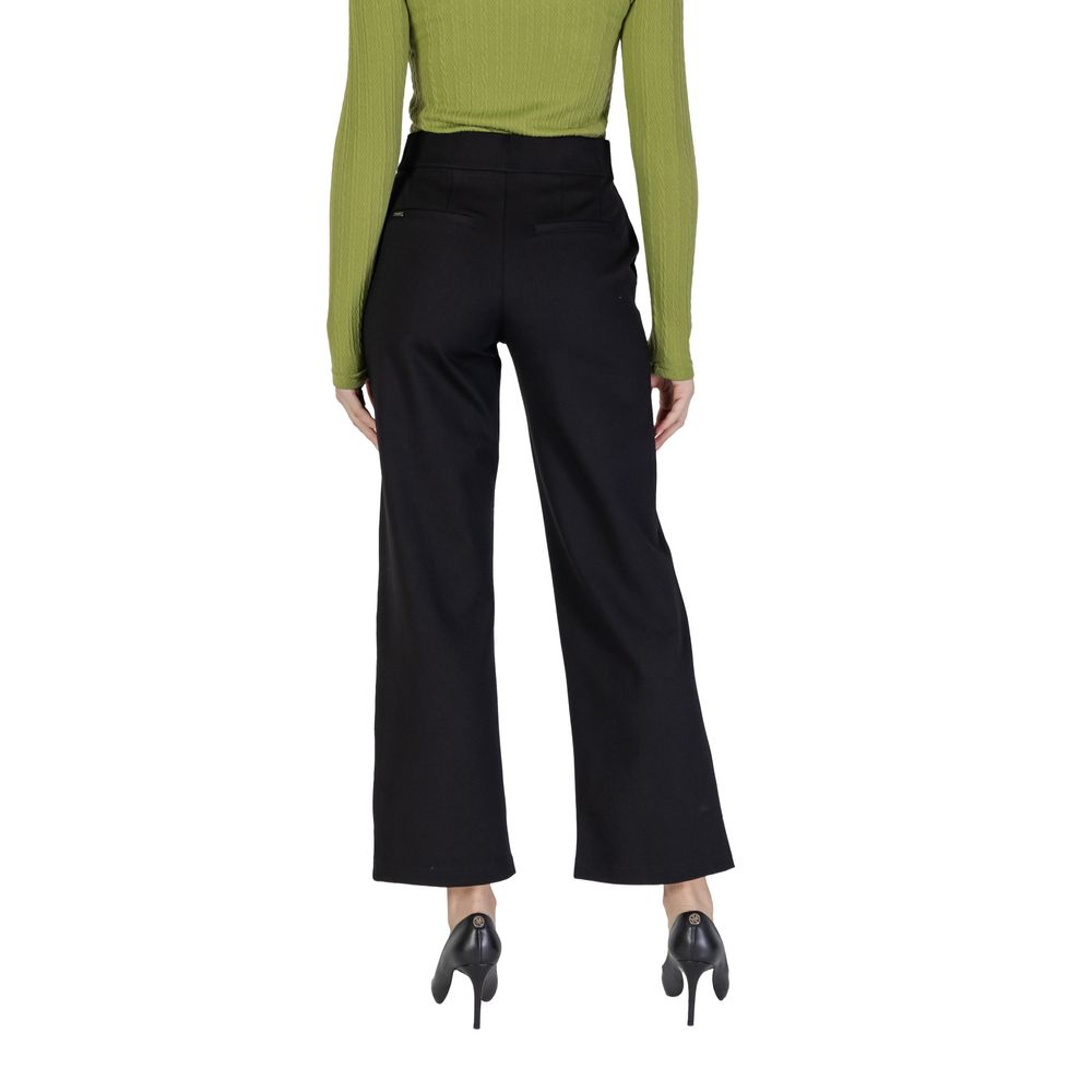 Street One Black Viscose Pant by Street One