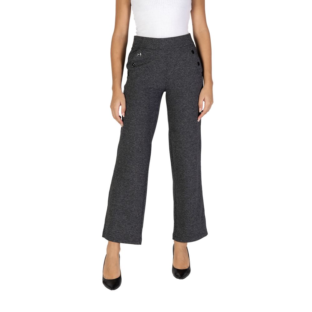 Street One Black Polyester Pant by Street One