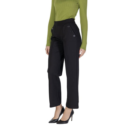 Street One Black Viscose Pant by Street One