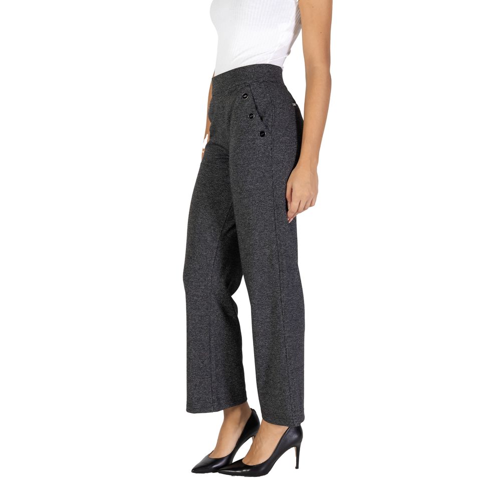 Street One Black Polyester Pant by Street One