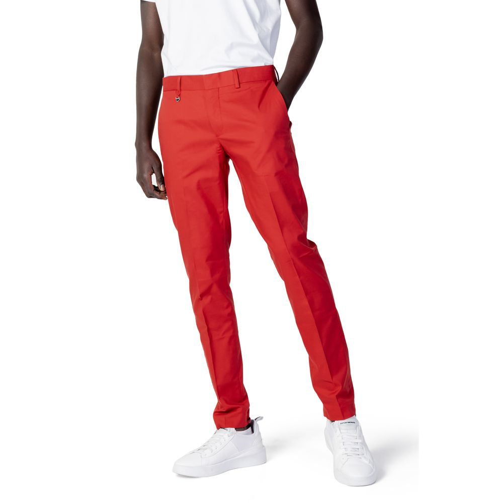 Antony Morato Red Cotton Pant by Antony Morato
