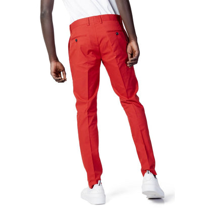 Antony Morato Red Cotton Pant by Antony Morato