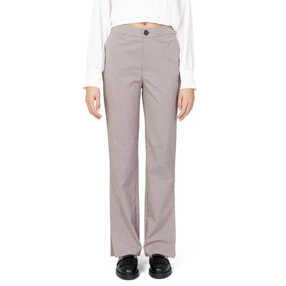 Only Beige Polyester Pant by Only