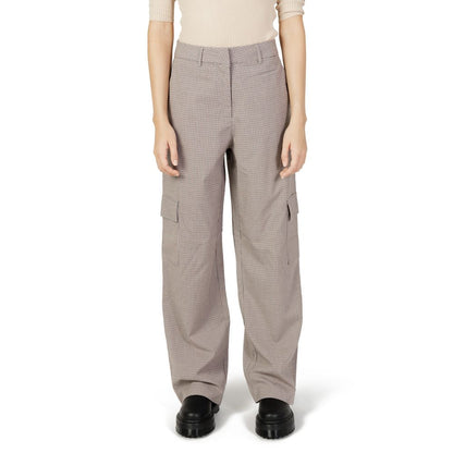 Only Beige Polyester Pant by Only