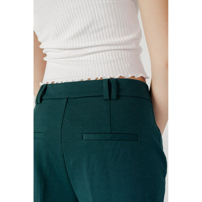 Only Green Polyester Pant by Only