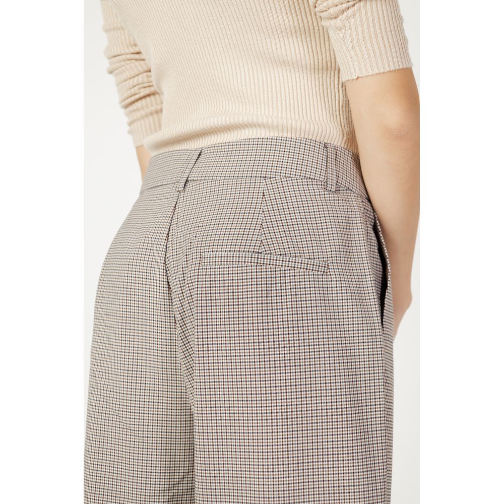 Only Beige Polyester Pant by Only