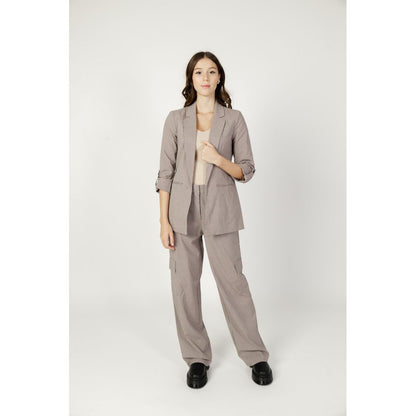 Only Beige Polyester Pant by Only