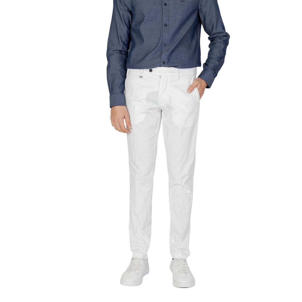 Antony Morato Cream Cotton Skinny Pant by Antony Morato