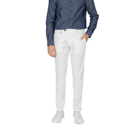 Antony Morato Cream Cotton Skinny Pant by Antony Morato