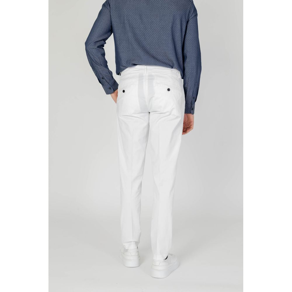 Antony Morato Cream Cotton Skinny Pant by Antony Morato