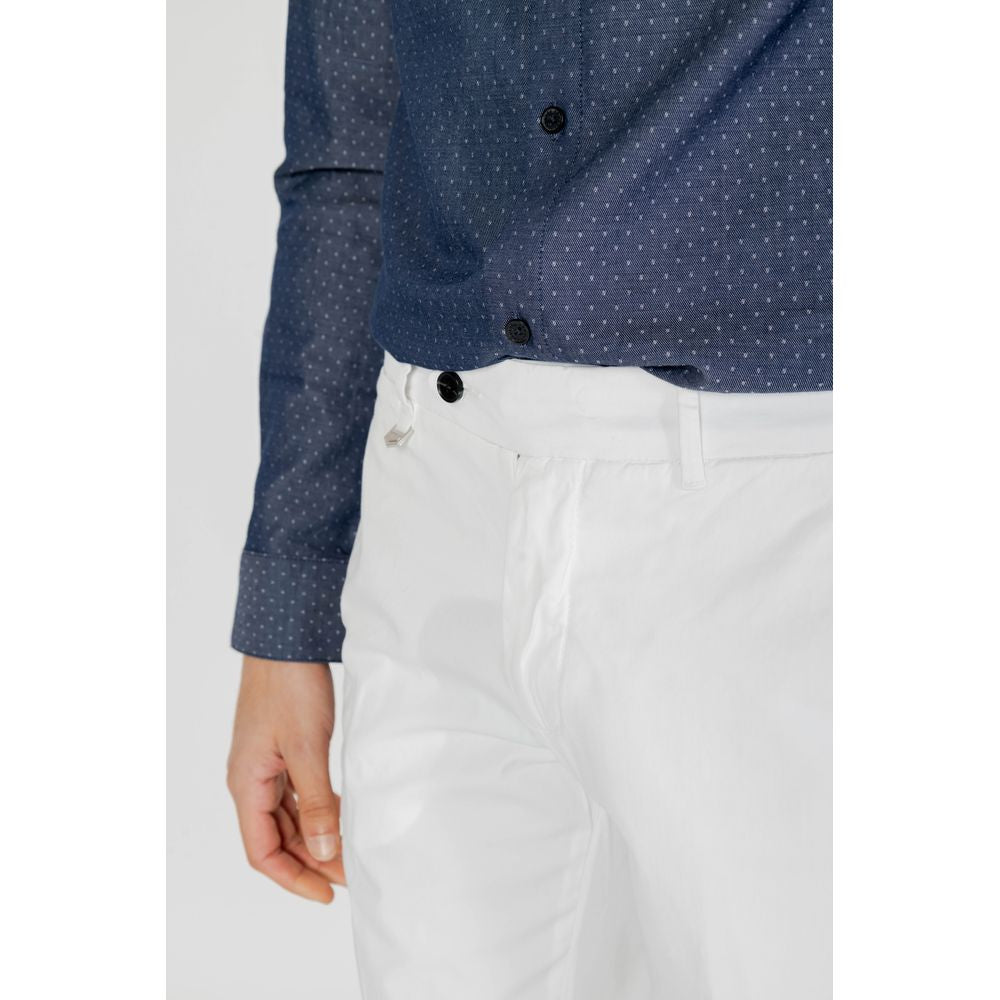 Antony Morato Cream Cotton Skinny Pant by Antony Morato