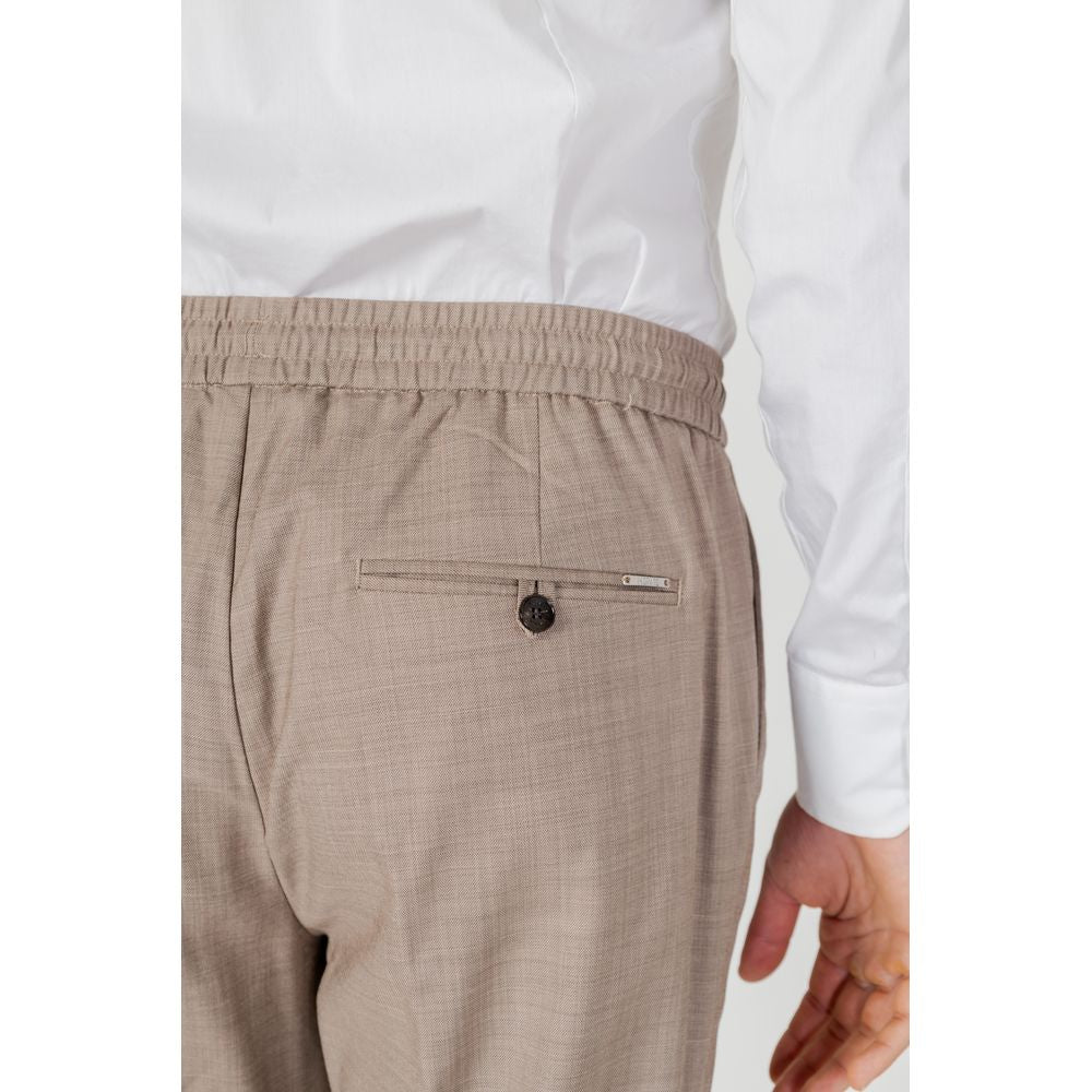 Pantalon en polyester beige Antony Morato