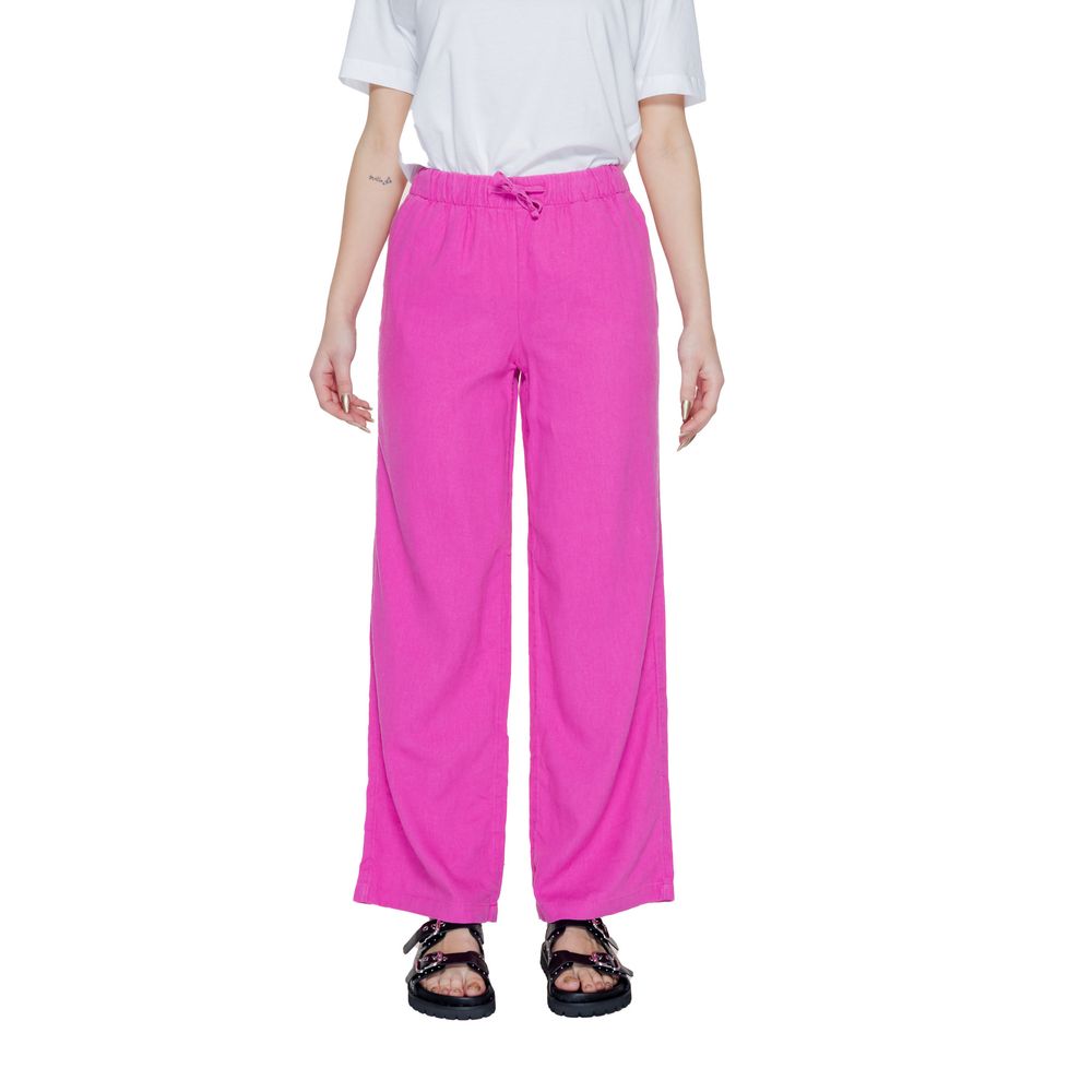 Only Pink Linen Pant by Only