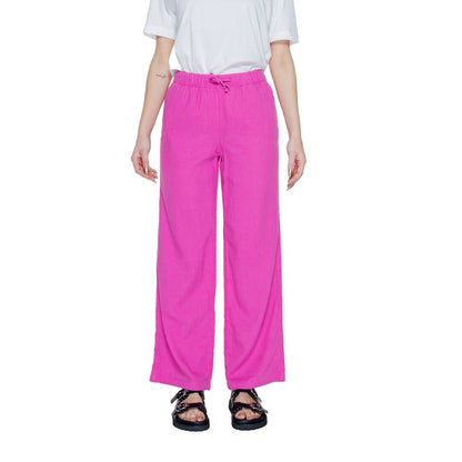 Only Pink Linen Pant by Only
