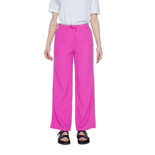 Only Pink Linen Pant by Only