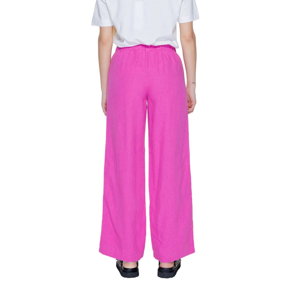 Only Pink Linen Pant by Only