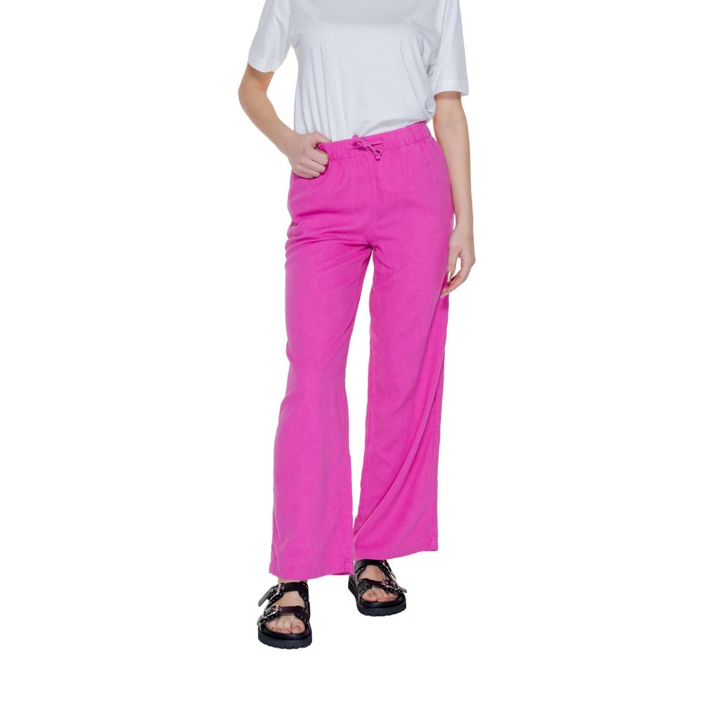 Only Pink Linen Pant by Only