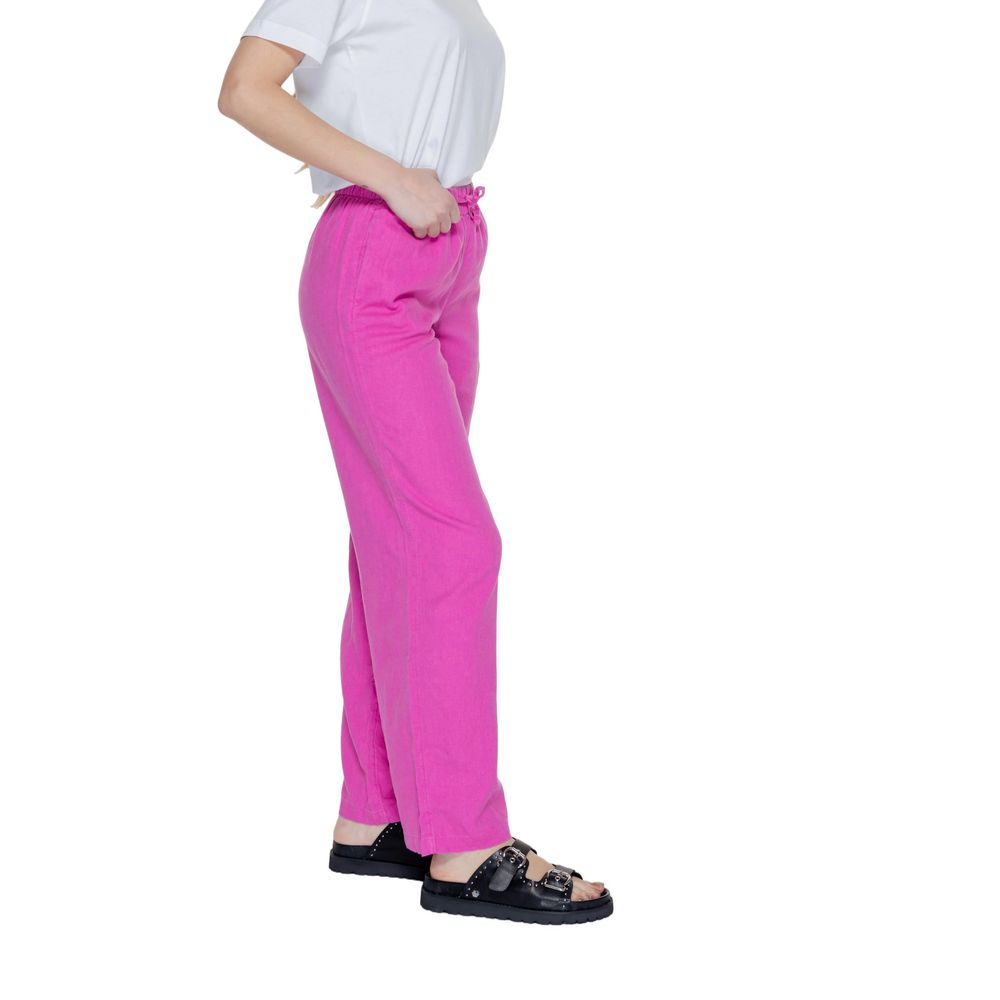 Only Pink Linen Pant by Only