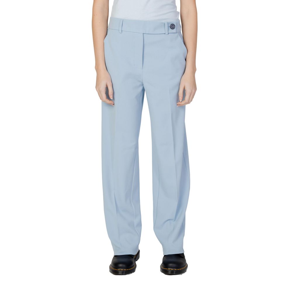 Only Blue Polyester Pant by Only