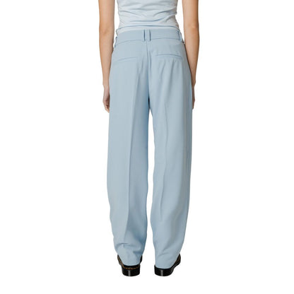 Only Blue Polyester Pant by Only