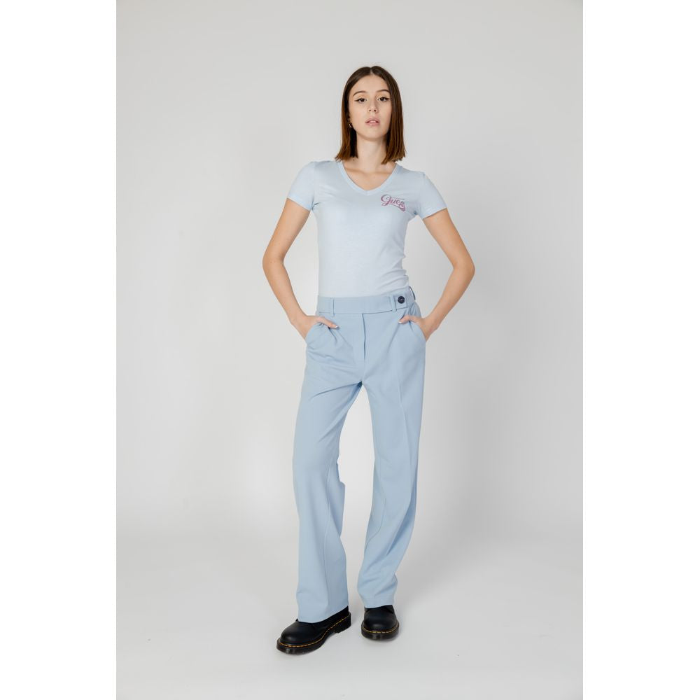 Only Blue Polyester Pant by Only