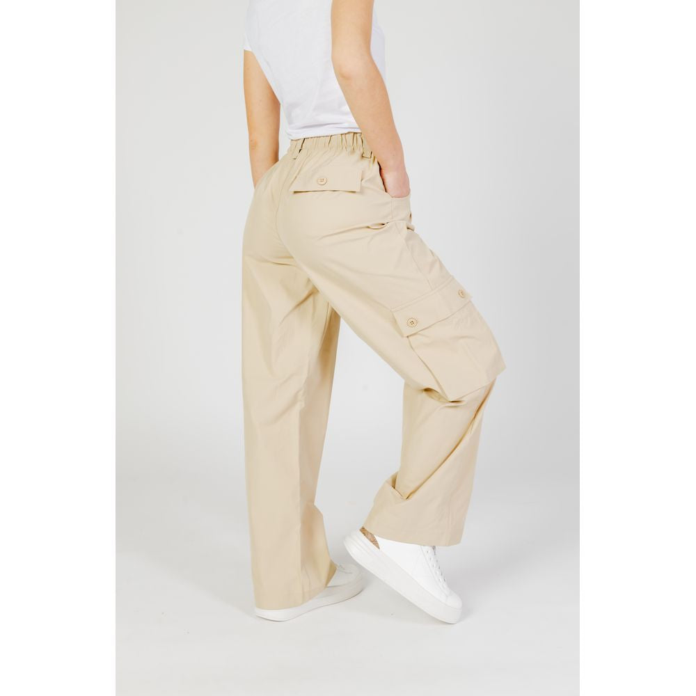 Only Beige Cotton Pant by Only