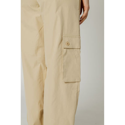 Only Beige Cotton Pant by Only