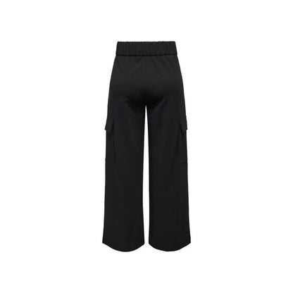 Jacqueline De Yong Black Polyester Pant by Jacqueline De Yong