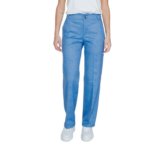 Street One Blue Polyester Pant by Street One