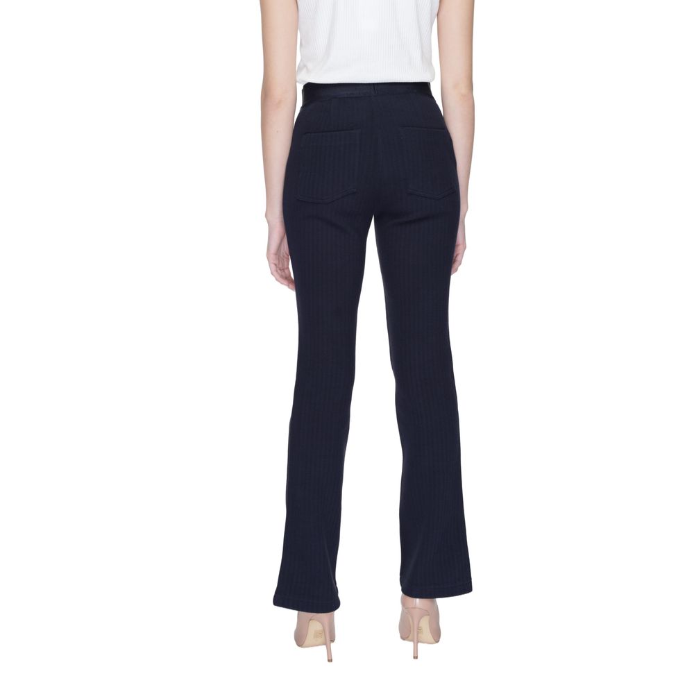 Street One Blue Cotton Pant by Street One