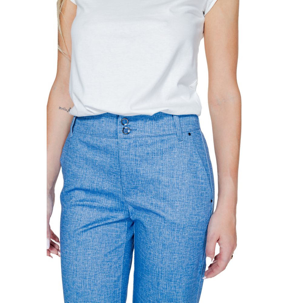 Street One Blue Polyester Pant by Street One