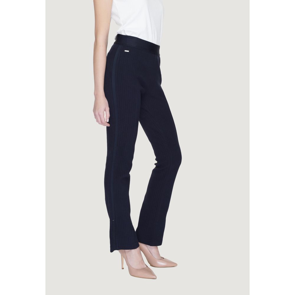 Street One Blue Cotton Pant by Street One