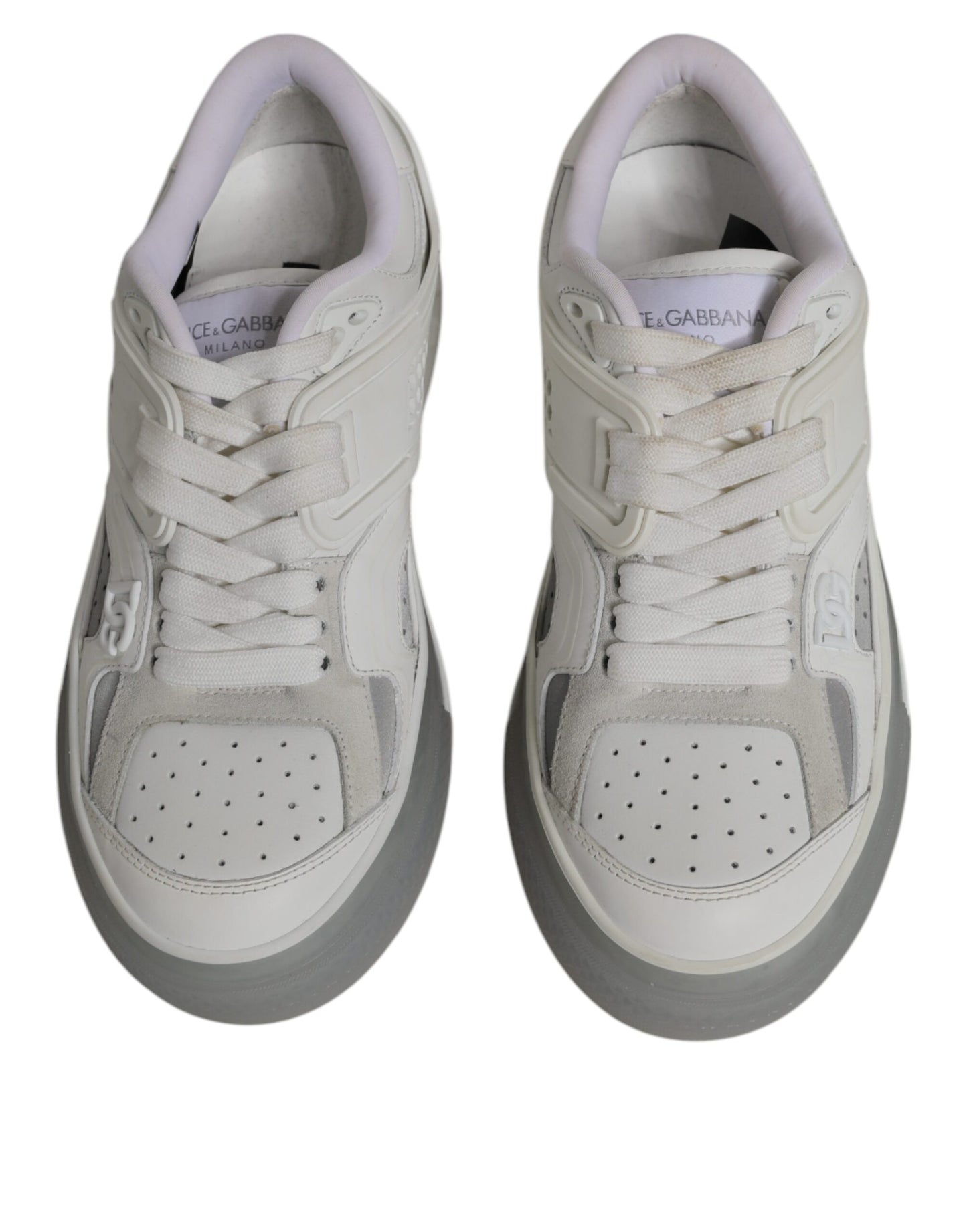 Dolce & Gabbana White DG Logo CUSTOM 2.Zero Sneakers Shoes by Dolce & Gabbana