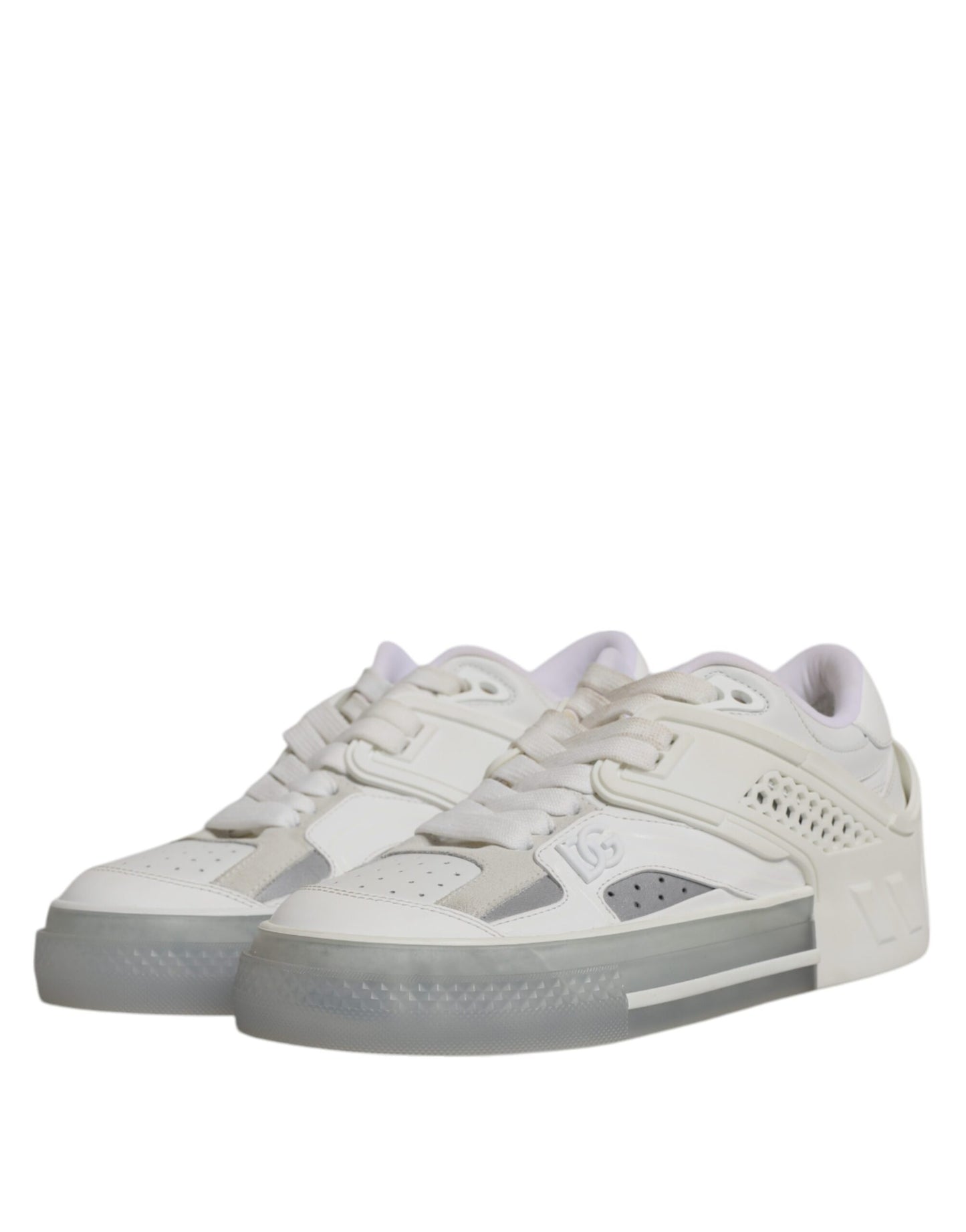 Dolce & Gabbana White DG Logo CUSTOM 2.Zero Sneakers Shoes by Dolce & Gabbana