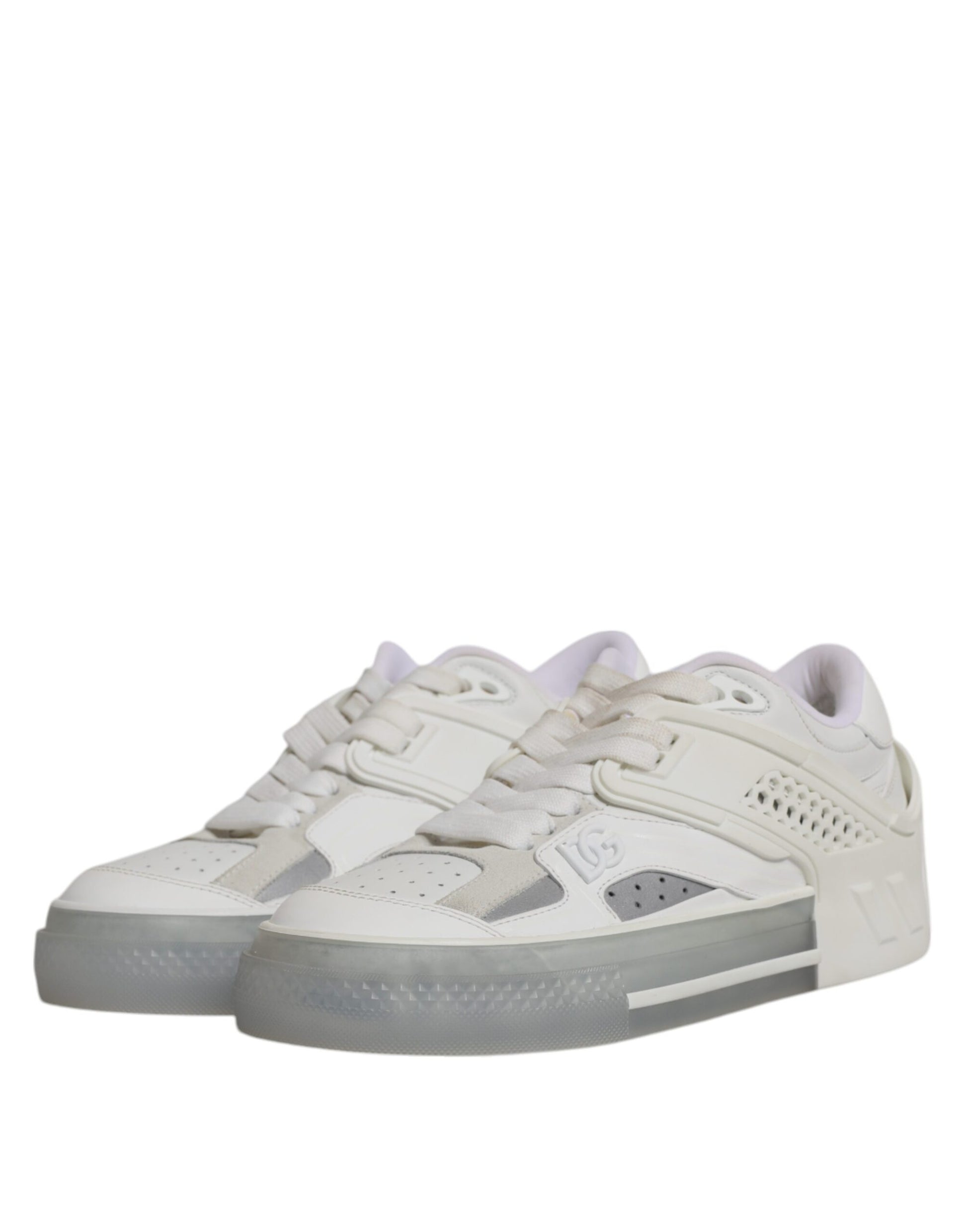 Dolce & Gabbana White DG Logo CUSTOM 2.Zero Sneakers Shoes by Dolce & Gabbana